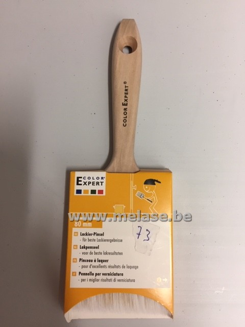 Plat lakpenseel "80mm"