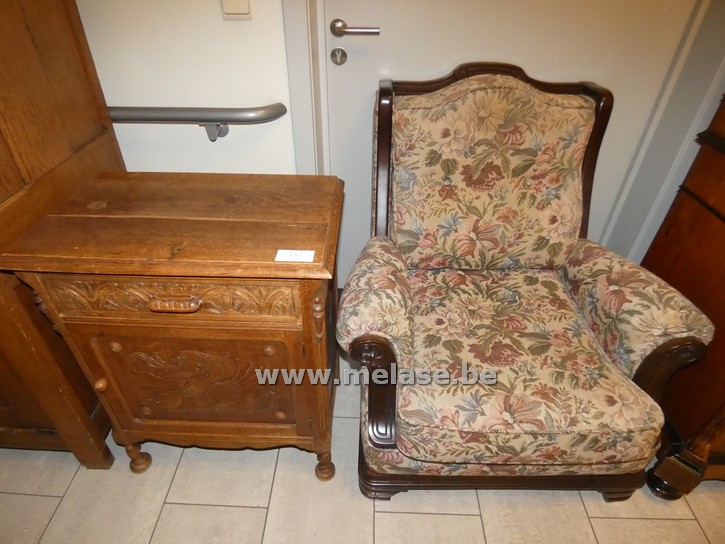 Fauteuil "bloemmotief"