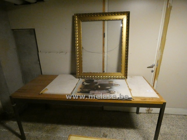 Tafel + "vergulde" kader