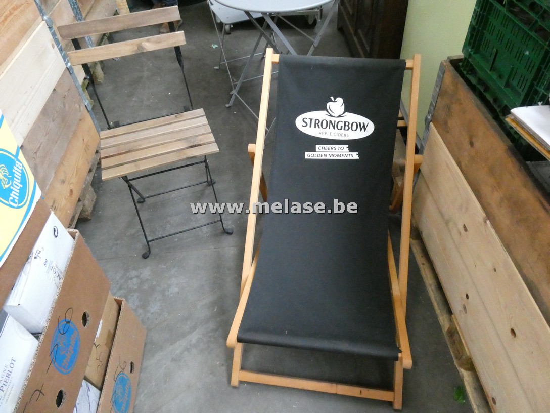 Bistrostoelen + strandstoelen