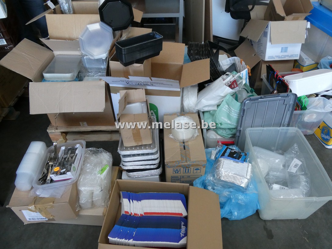 Partij verpakkings/take-away materiaal
