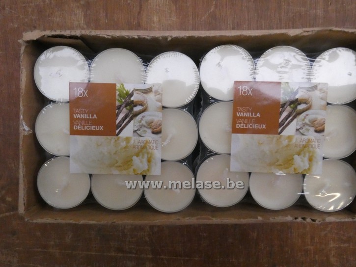 Theelichtjes "vanille"