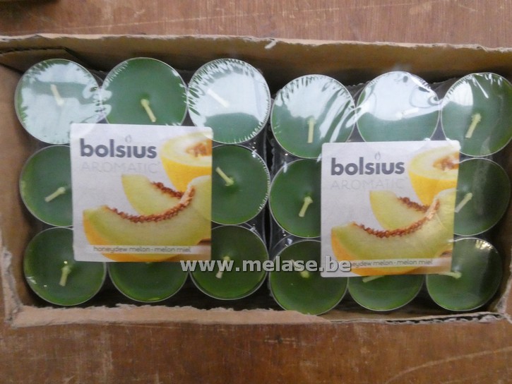 Theelichtjes "meloen - groen"