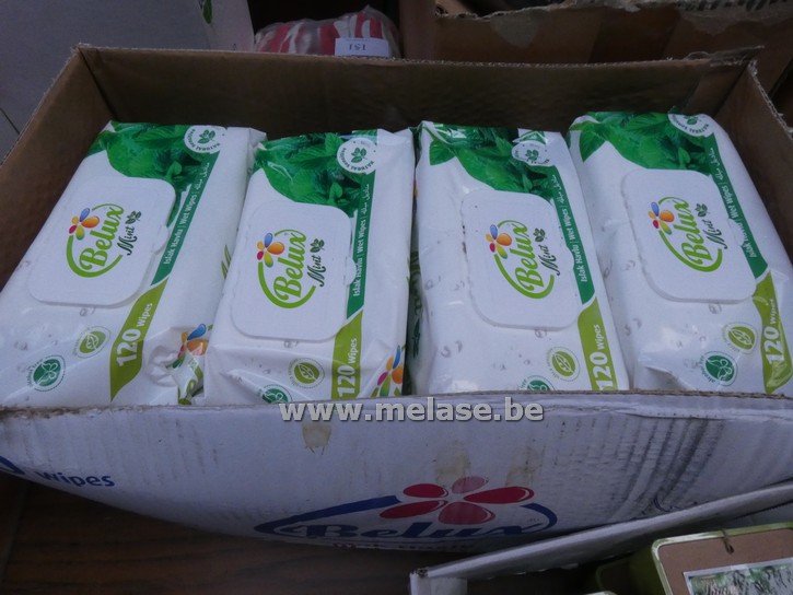 Vochtige doekjes "Belux - munt"