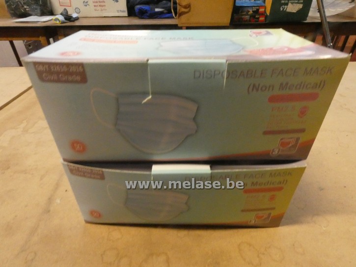 Mondmaskers "blauw"