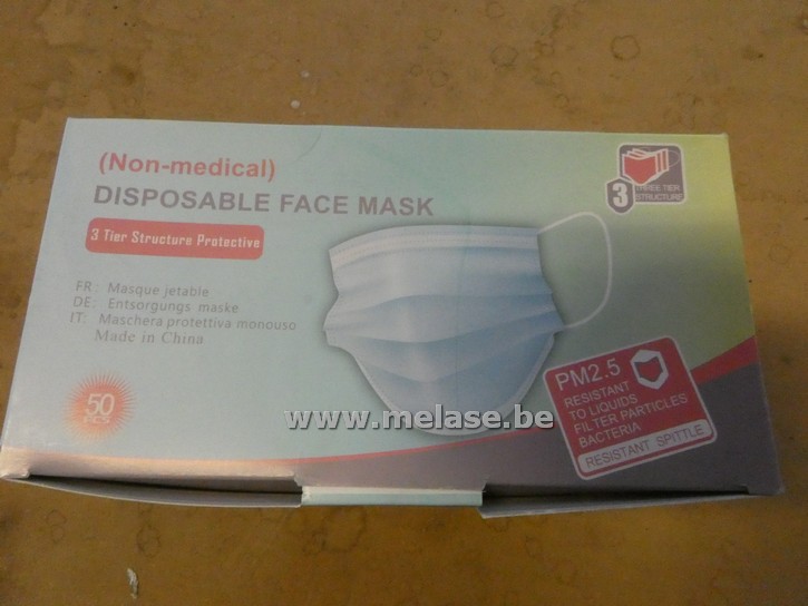 Mondmaskers "zwart"
