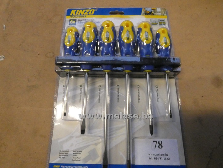 Schroevendraaierset "Kinzo -  6-delig"