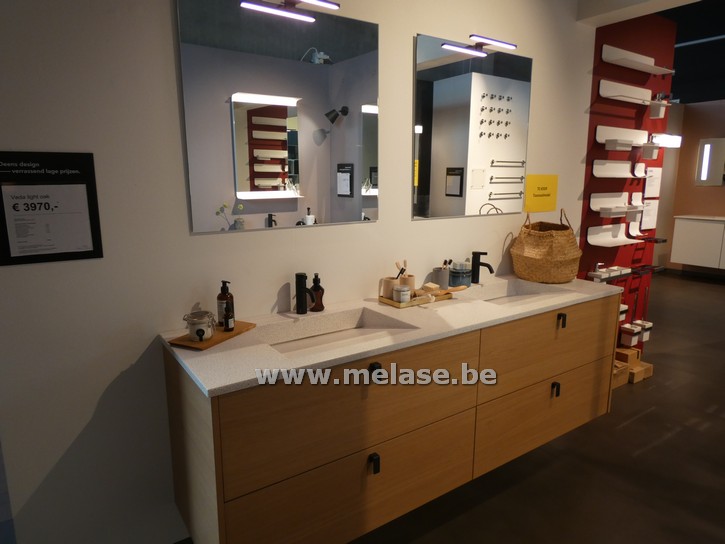 Toonzaalbadkamermeubel "Veda light oak"