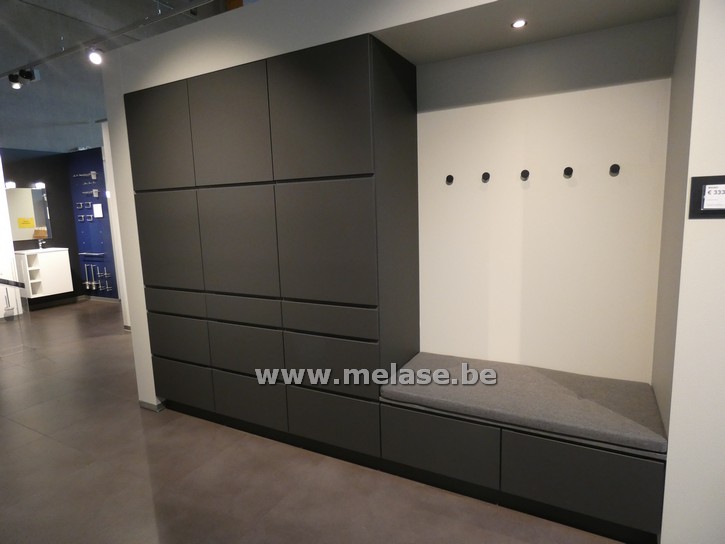 Garderobekast "Hallway Mano Dark Grey" 