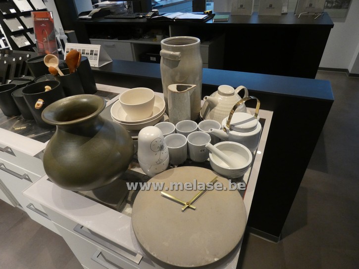 Div. decoratie/keukenvaria "wit/beige"