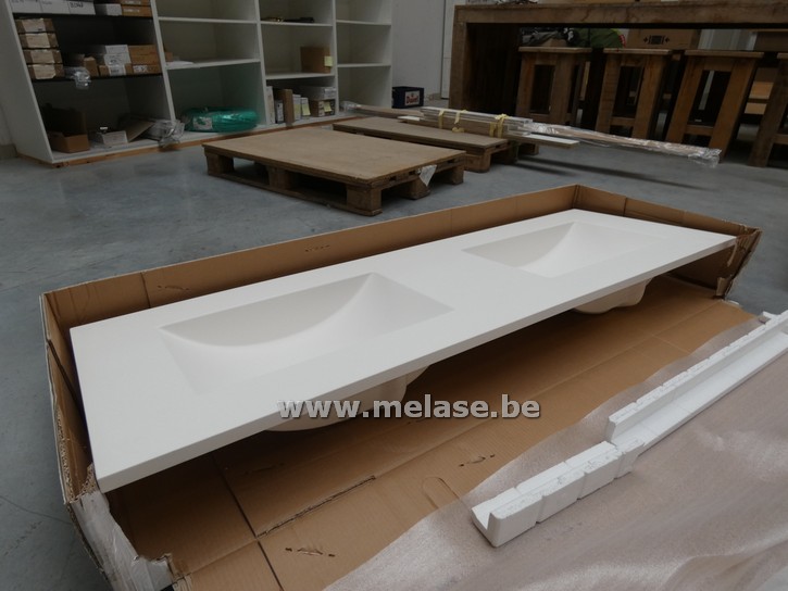 Dubbele wastafel