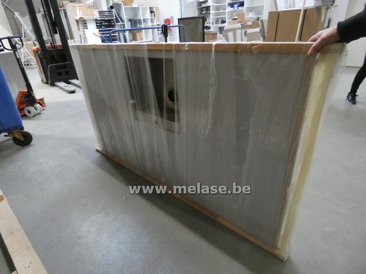 Werk/keukenblad "Laminaat light oak"