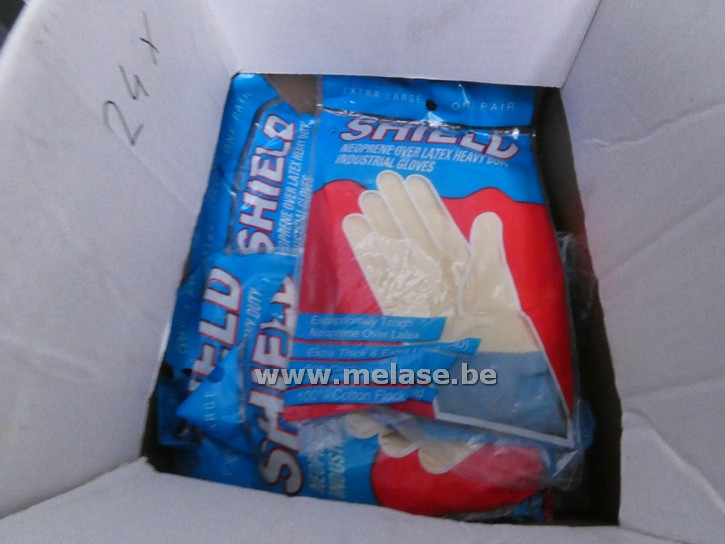 Industriële latex handschoenen