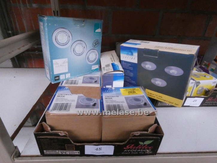 Partij inbouwspots en LED's