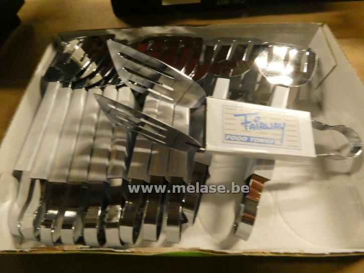 Vleestangen "Fairway - inox"