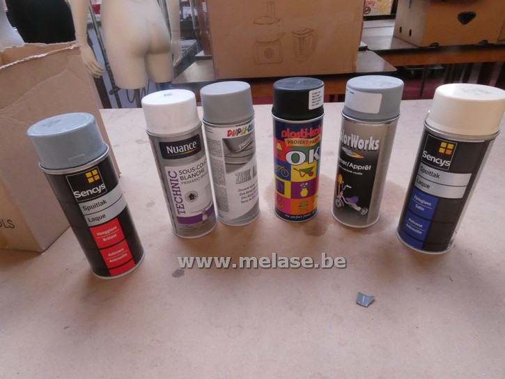 Diverse spuitbussen