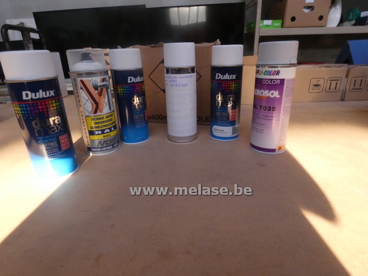 Diverse spuitbussen