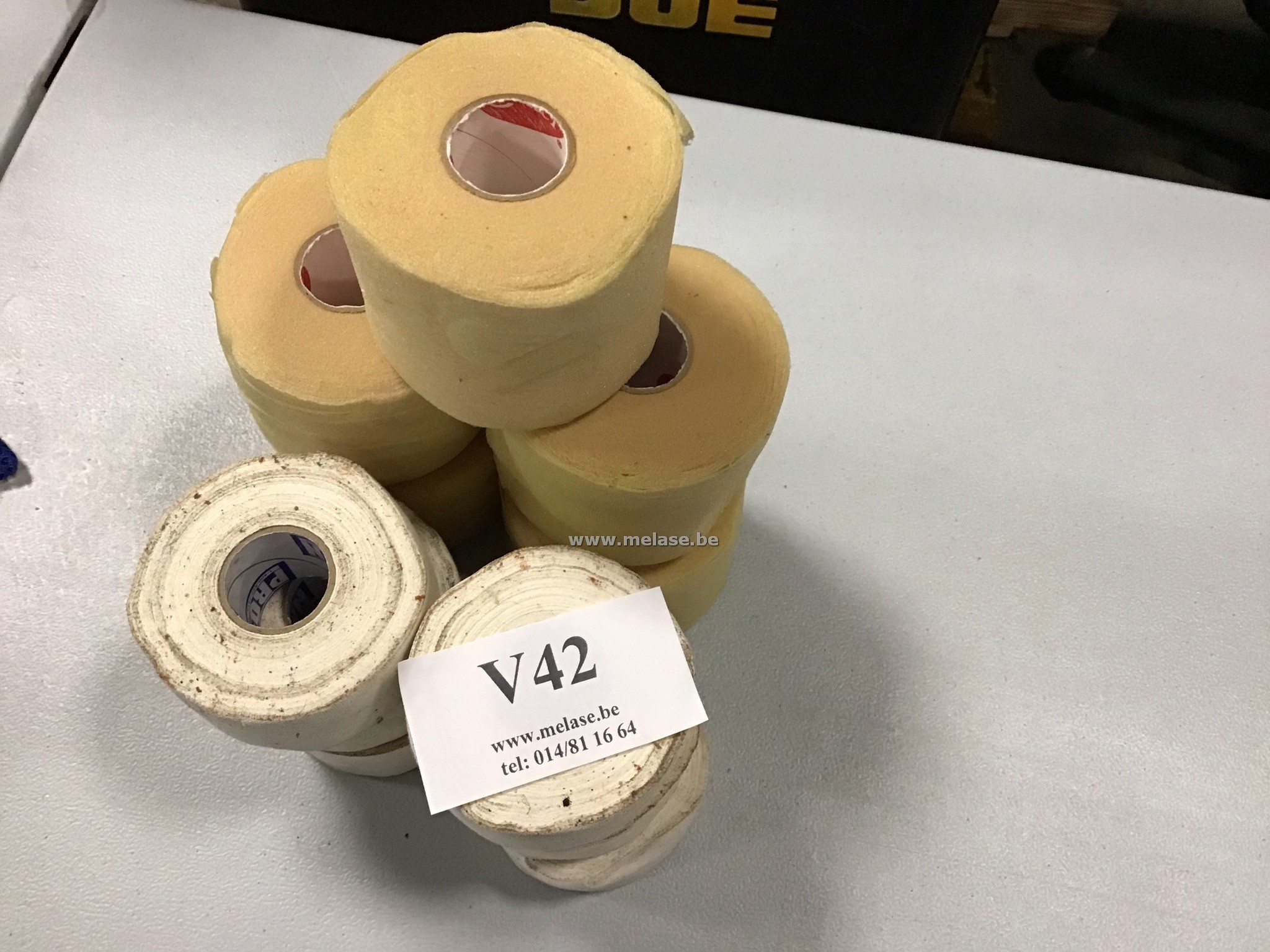 Tape "wit en bruin"