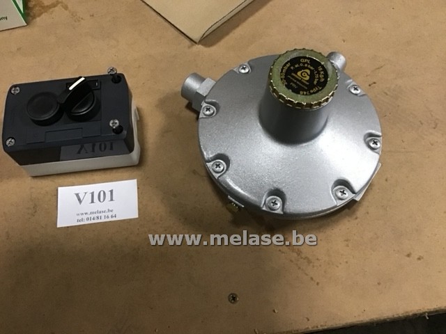 Schakeldoos + grote gasregulator