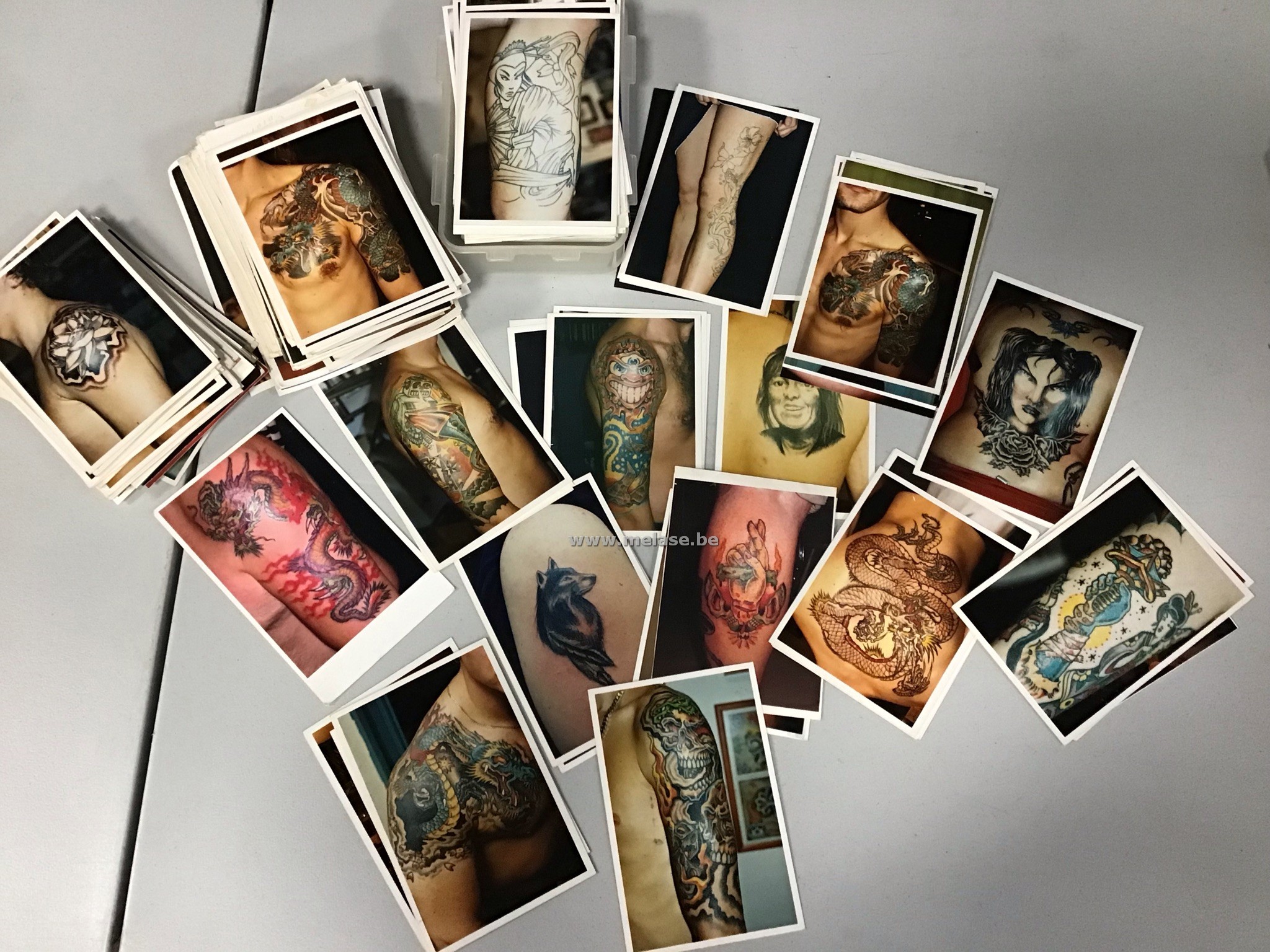 Grote hoeveelheid "tattoo foto's"