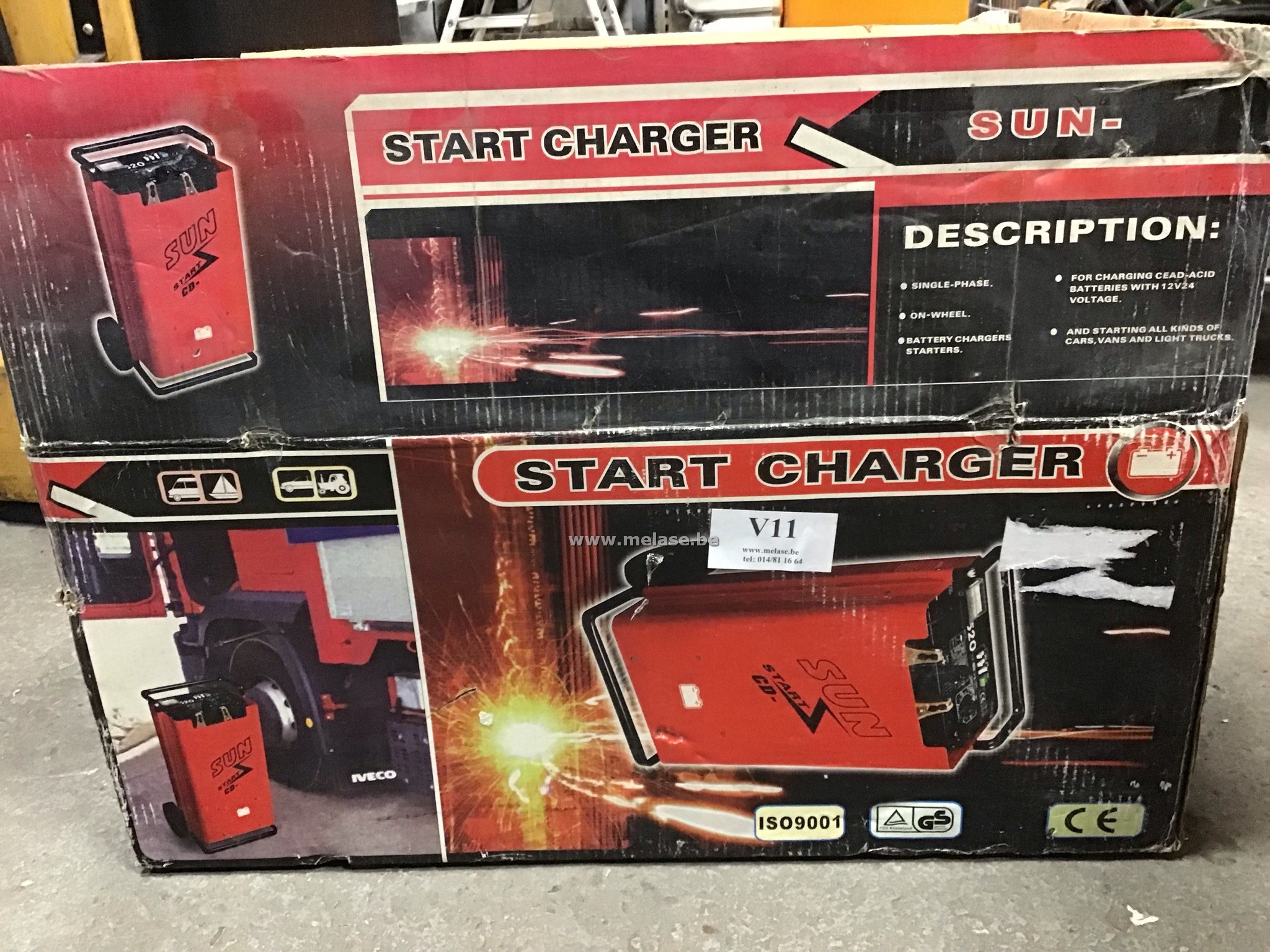 Oplader en quick starter "12 en 24 volt"