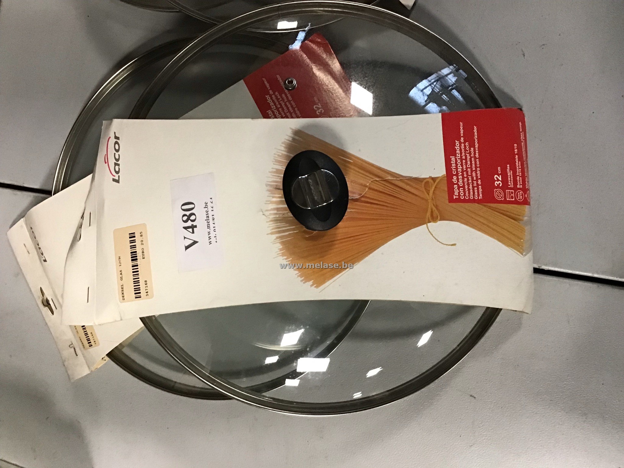 Glazen deksels voor kookpot of pan "32cm"