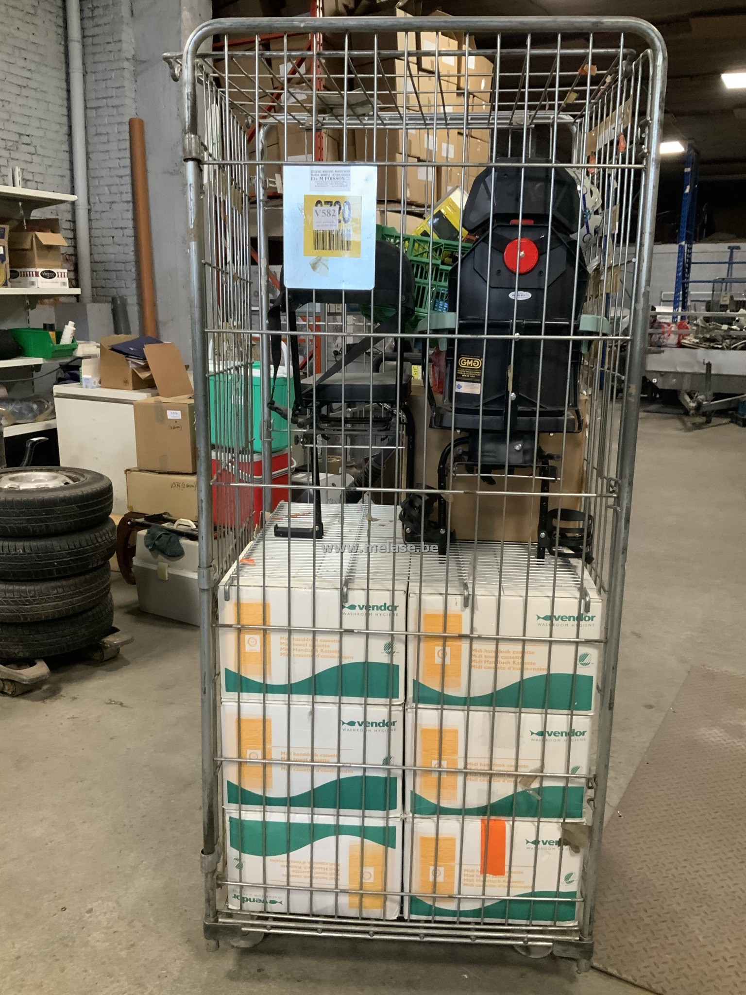 Stalen rolcontainer
