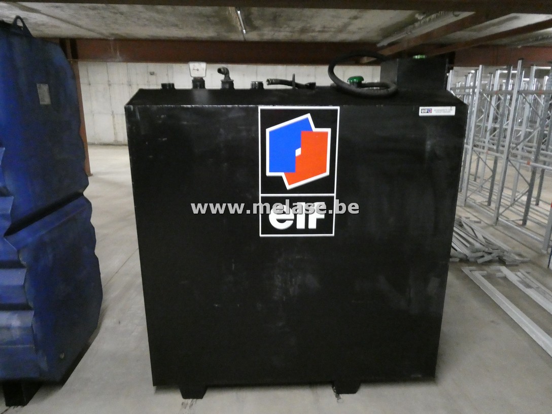 Dubbelwandige tank voor vuile olieopslag "ELF"