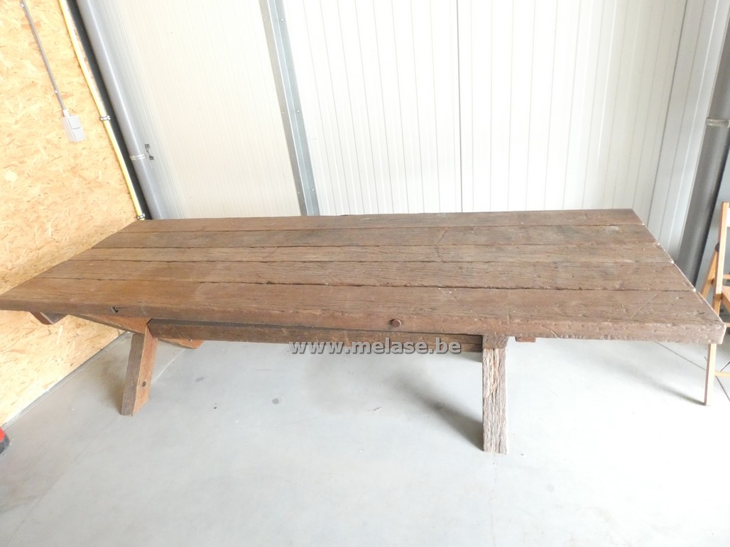 Tafel "Massief eik"