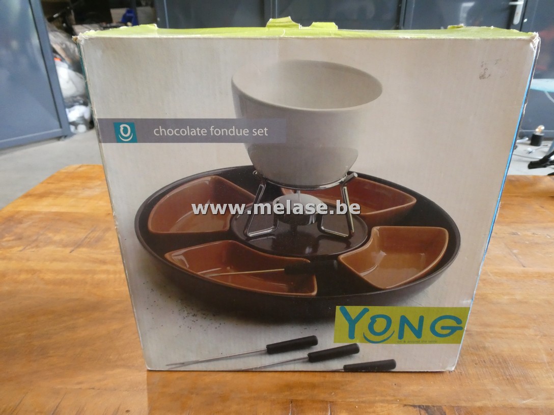 Chocoladefondue set "Yong"