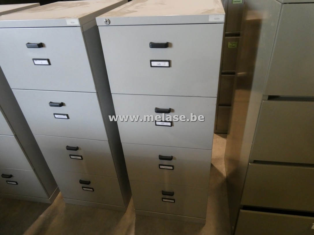 Metalen archiefkast "4 lades"