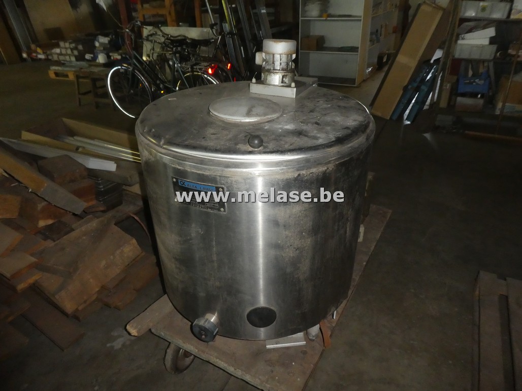 Inoxketel met koelgroep