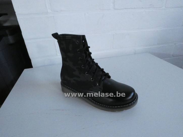 Jeeini "zwart/legerprint"(40)